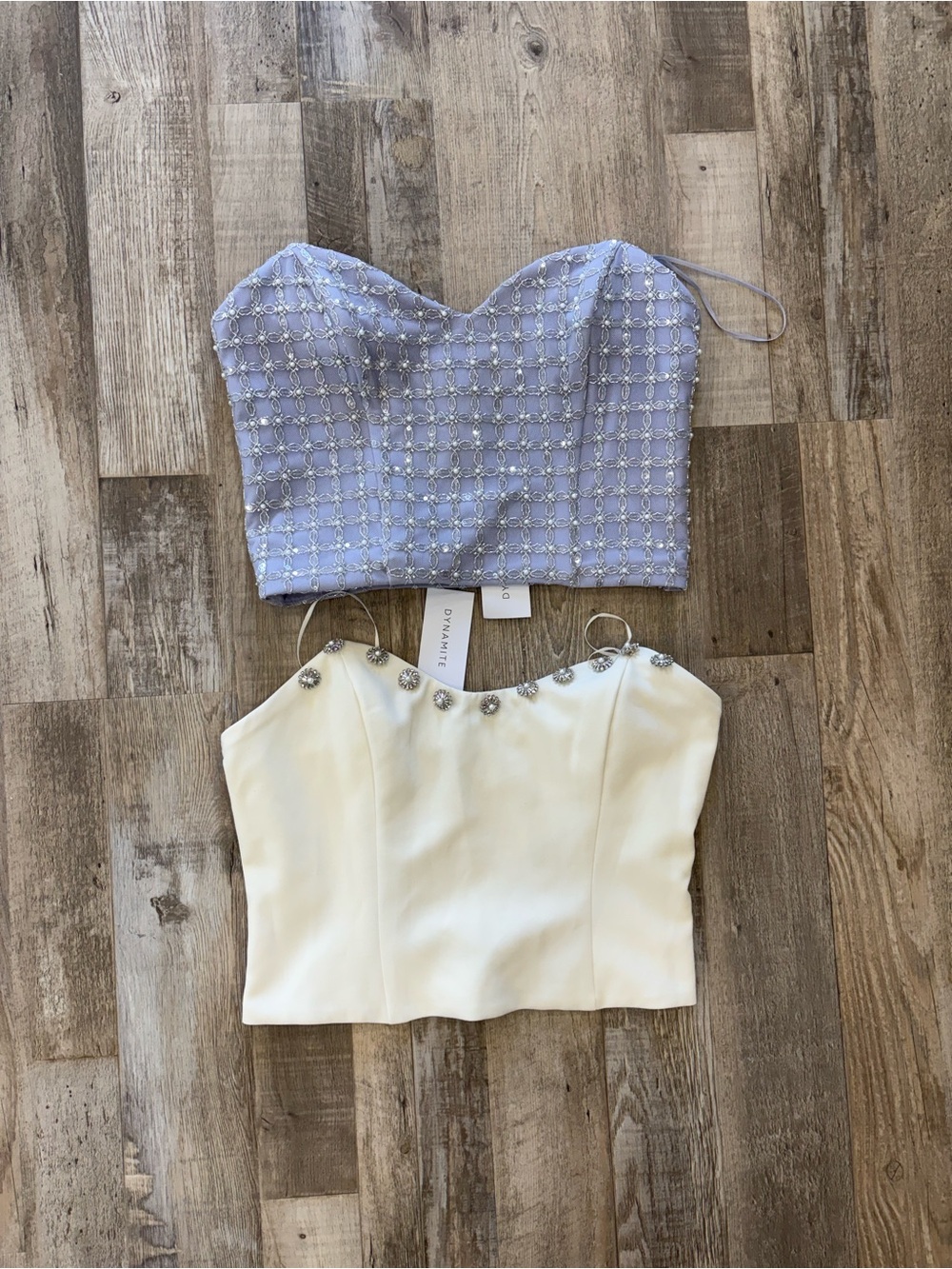 Lot of 2 Dynamite Bustier Tops